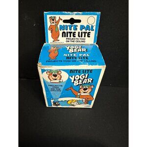 Vintage Yogi Bear Nite Pal Nite Lite  Projects Yogi On The Ceiling  Hanna Barber